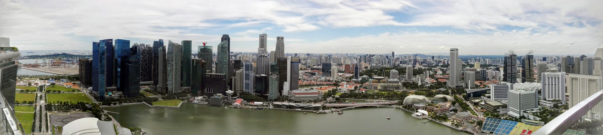 Geek Cat - Singapur - co zwiedzić - panorama Singapuru